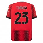 Günstige Fußballtrikots AC Mailand Tomori 23 Heimtrikot 2023-24 Kurzarm